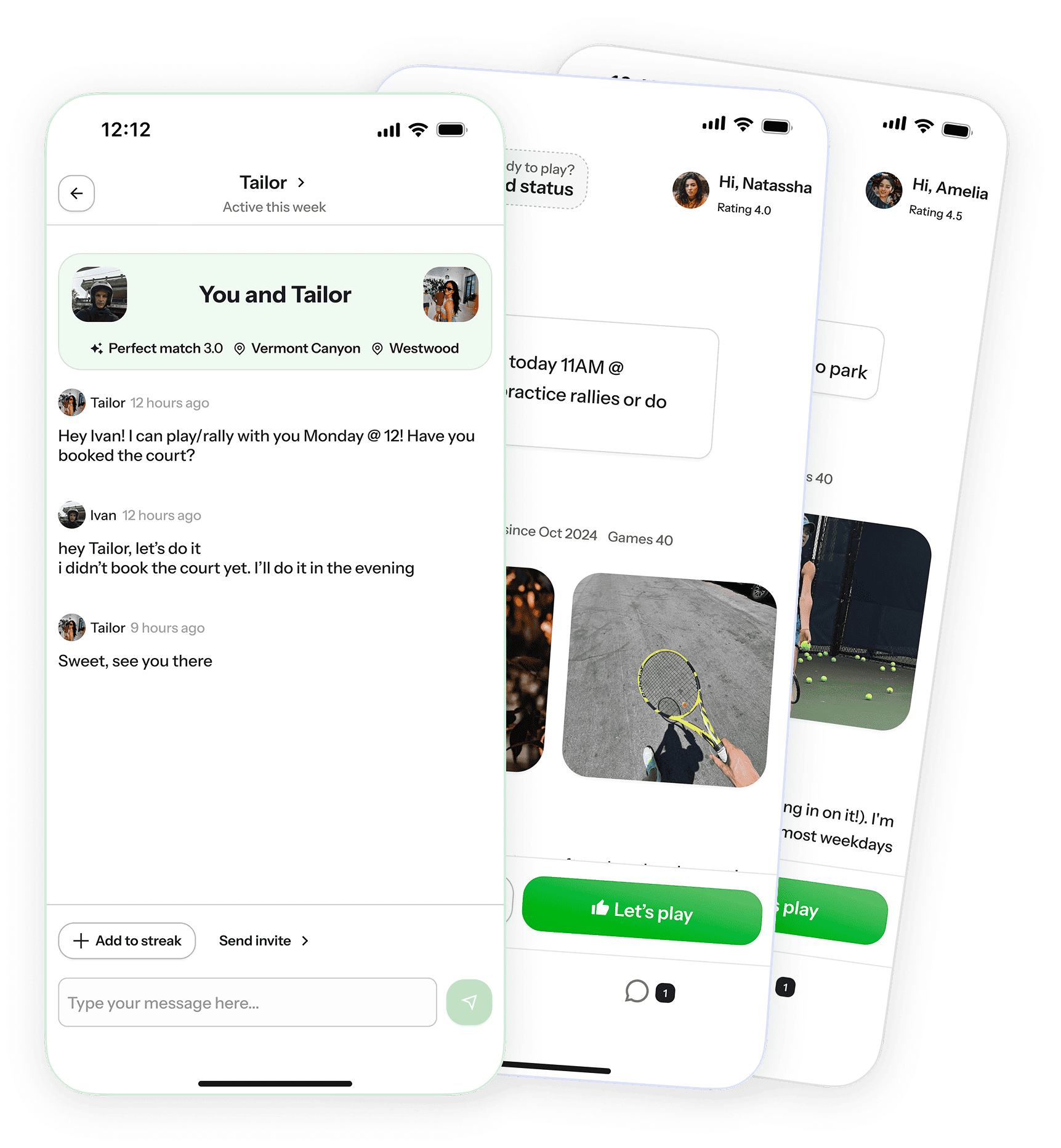 App screenshots